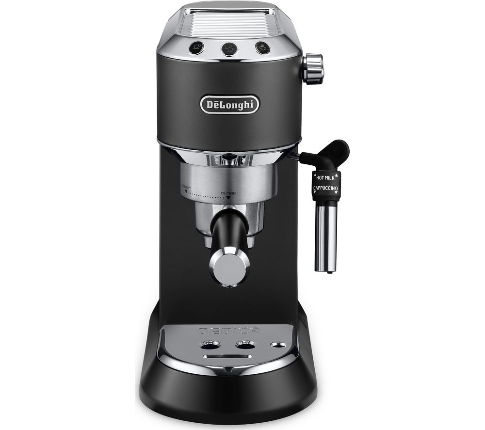 DeLonghi Dedica black espresso machine