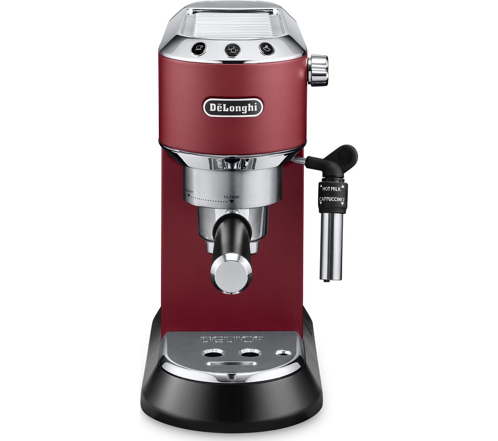 DeLonghi Dedica red espresso machine